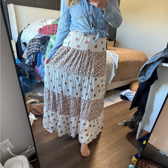 Altar'd State Dresses & Skirts - Altar'd State Boho Floral Maxi Skirt